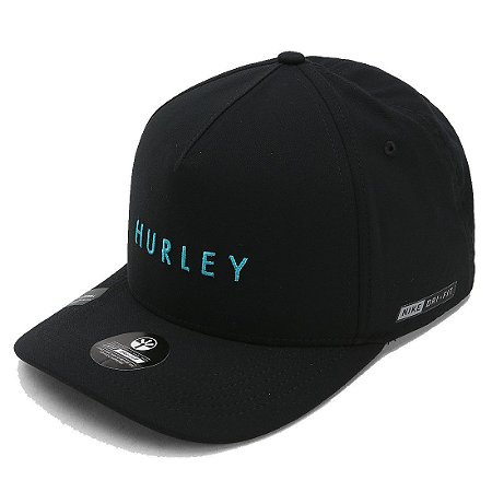 Boné Hurley Aba Curva BP Slim Dri Fit Preto