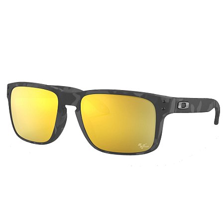 Óculos de Sol Oakley Holbrook MotoGP Collection Matte Black Tortoise W/ Prizm 24k Polarized