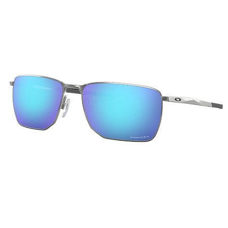 Óculos de Sol Oakley Ejector Satin Chrome W/ Prizm Sapphire