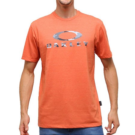 Camiseta Oakley Camo SS Laranja