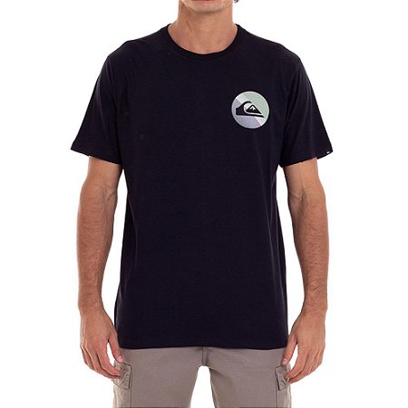 Camiseta Quiksilver Slab Logo Masculina Preto