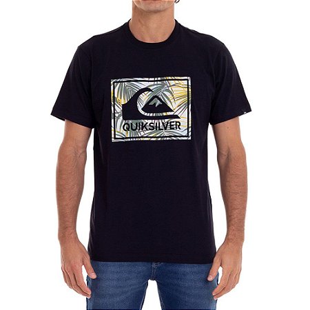 Camiseta Quiksilver Sub Tropic Quad Masculina Preto