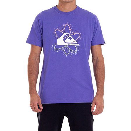Camiseta Quiksilver Cosmic Sunset Masculina Roxo