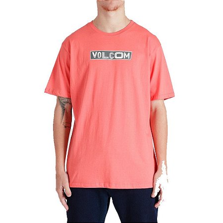 Camiseta Volcom Pist Shane Masculina Vermelho