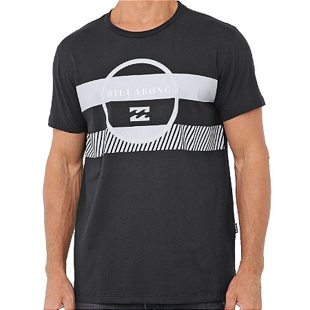 Camiseta Billabong New Stuff Masculina Preto