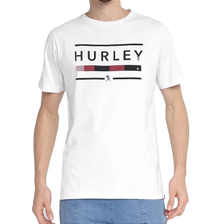 Camiseta Hurley Jockey Triblend Masculina Branco