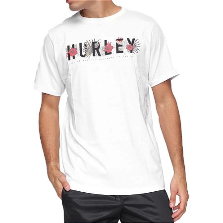 Camiseta Hurley Flourish Masculina Branco