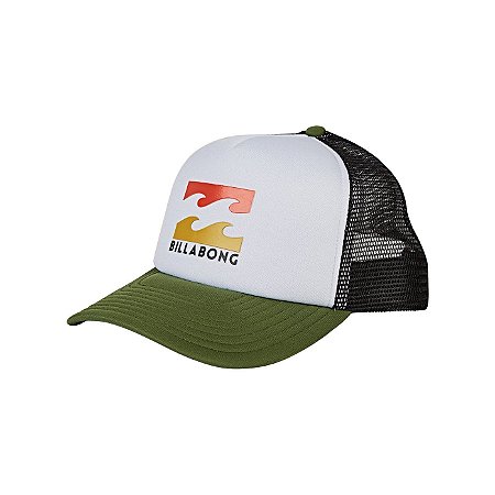 Boné Billabong Podium Trucker Branco/Verde