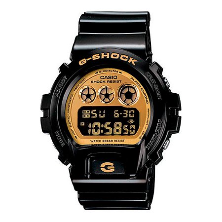 Relógio G-Shock DW-6900CB-1DS Preto/Dourado