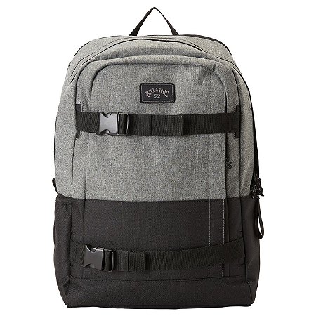 Mochila Billabong Command Skate Cinza Claro