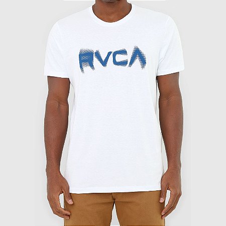 Camiseta RVCA Blurs Masculina Branco