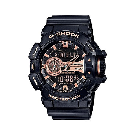 Relógio G-Shock GA-400GB-1A4DR Preto/Rosa