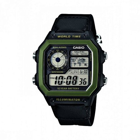 Relógio Casio Standard AE-1200WHB-1BVDF Preto