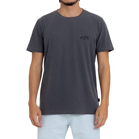 Camiseta Billabong Essential Masculina Cinza Escuro