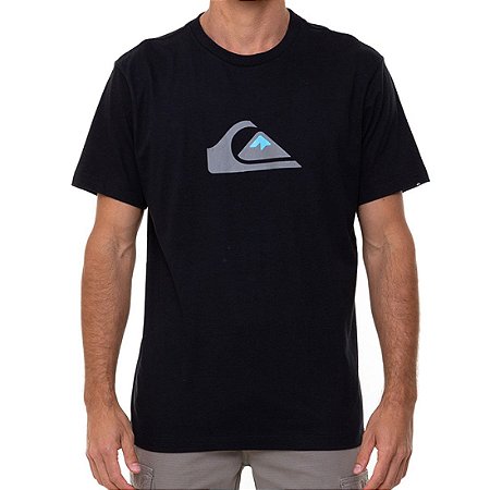 Camiseta Quiksilver Comp Logo Masculina Preto