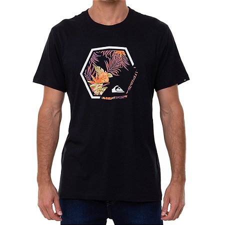 Camiseta Quiksilver Fading Out Masculina Preto