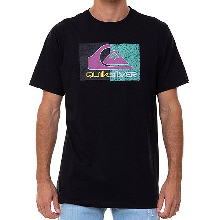 Camiseta Quiksilver Isle Of Stroke Masculina Preto