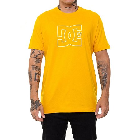Camiseta DC Shoes Premium Star Masculina Amarelo