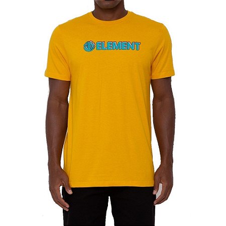 Camiseta Element Blazin 3D Masculina Amarelo