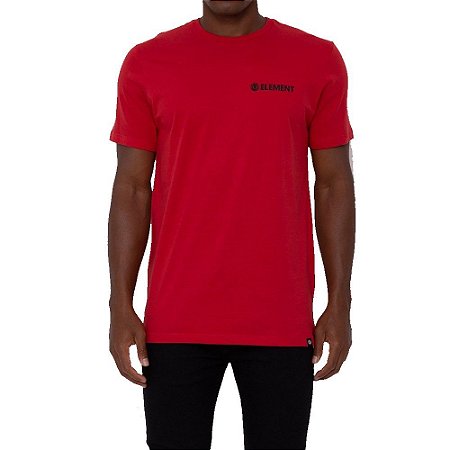 Camiseta Element Blazin Chest Masculina Vermelho