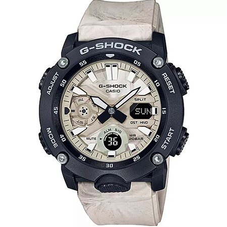 Relógio G-Shock Carbon Core GA-2000WM-1ADR Masculino Bege
