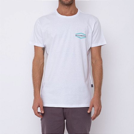 Camiseta Billabong Walled Masculina Branco