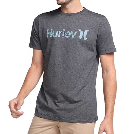 Camiseta Hurley Silk One&Only Sublime Masculina Preto Mescla