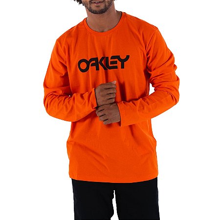 Camiseta Oakley Masculina Manga Longa Mark Ii Ls Tee Branca