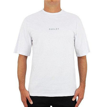 Camiseta Oakley Glowing Commuter Masculina Branco