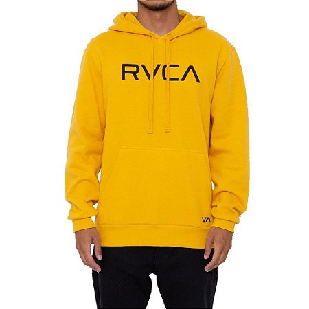 Moletom RVCA Fechado Big RVCA Masculino Amarelo