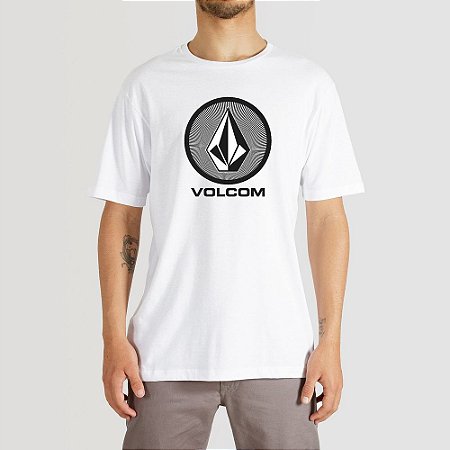Camiseta Volcom Crypticstone Masculina Branco