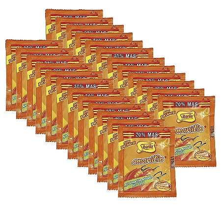 Amarillin  31,2g Sachê - Aji Amarillo moído da Sibarita 24 unidades