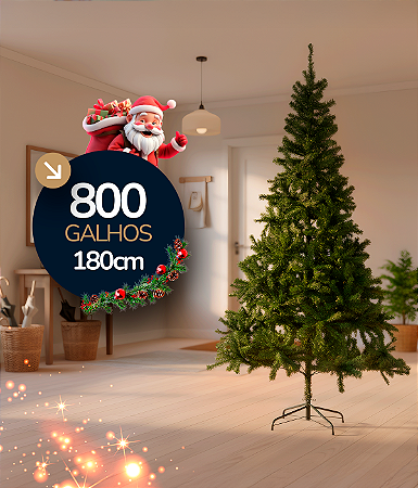 🎄 Árvore de Natal Tradicional Premium Marketwave – Diversos Tamanhos
