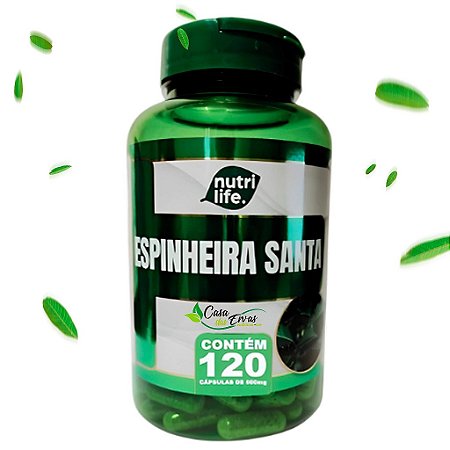 Espinheira Santa Nutri Life - 120 Cápsulas - 500 MG