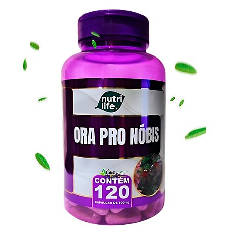 Ora Pró Nobis Nutri Life - 120 Cápsulas - 500 MG