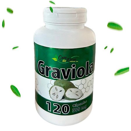 Graviola Natu Ervas - 120 Cápsulas - 500 MG