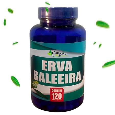 Erva Baleeira Natuviva - 120 Cápsulas - 500 MG