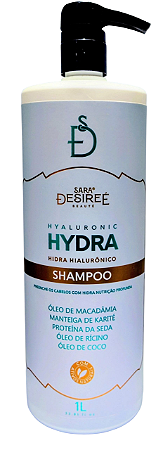 Shampoo Hydra Hyalurônico 1000ml - Sara Desiree