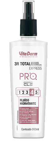 Pro Fluído Hidratante SOS Capilar 3R Total Express 200ml - Vita Derm