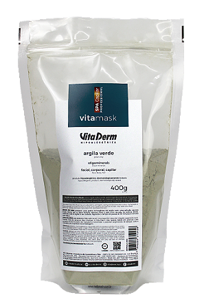 Argila Verde Vita Mask 400gr - Vita Derm