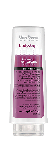 Lipoimpact Anticelulite Body Shape 200gr - Vita Derm