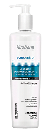 Pró Sabonete Dermoequilibrante 400ml - Vita Derm