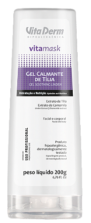 Gel Calmante de Tília Vita Mask 200gr - Vita Derm