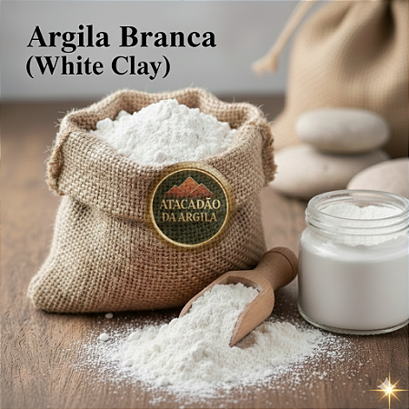 ARGILA BRANCA- ATACADO