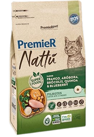 Premier Nattu Gatos Filhotes Abóbora (5270)
