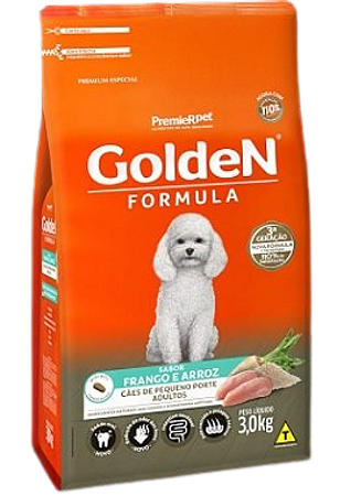 Golden Adulto Frango e Arroz Mini Bits Porte Pequeno (5119)