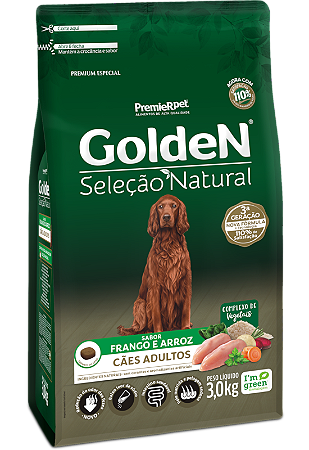 Seleção Natural Cães Adulto Porte Grande Frango (5187)