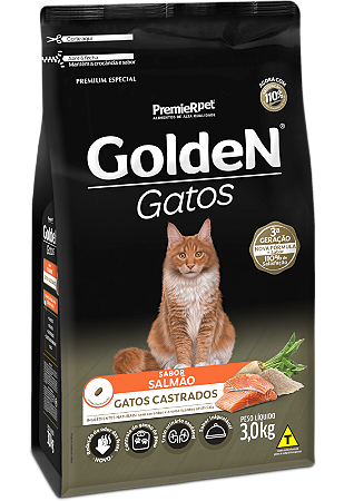 Golden Gatos Castrados Salmão (5152)