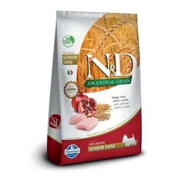 N&D Ancestral Senior Frango e Roma Mini 2kg (10969)