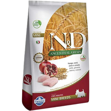 N&D Ancestral Grain Frango Adulto MIni 2kg (7987)